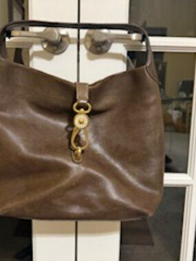 Dooney and Bourke Brown Leather Hobo Bag